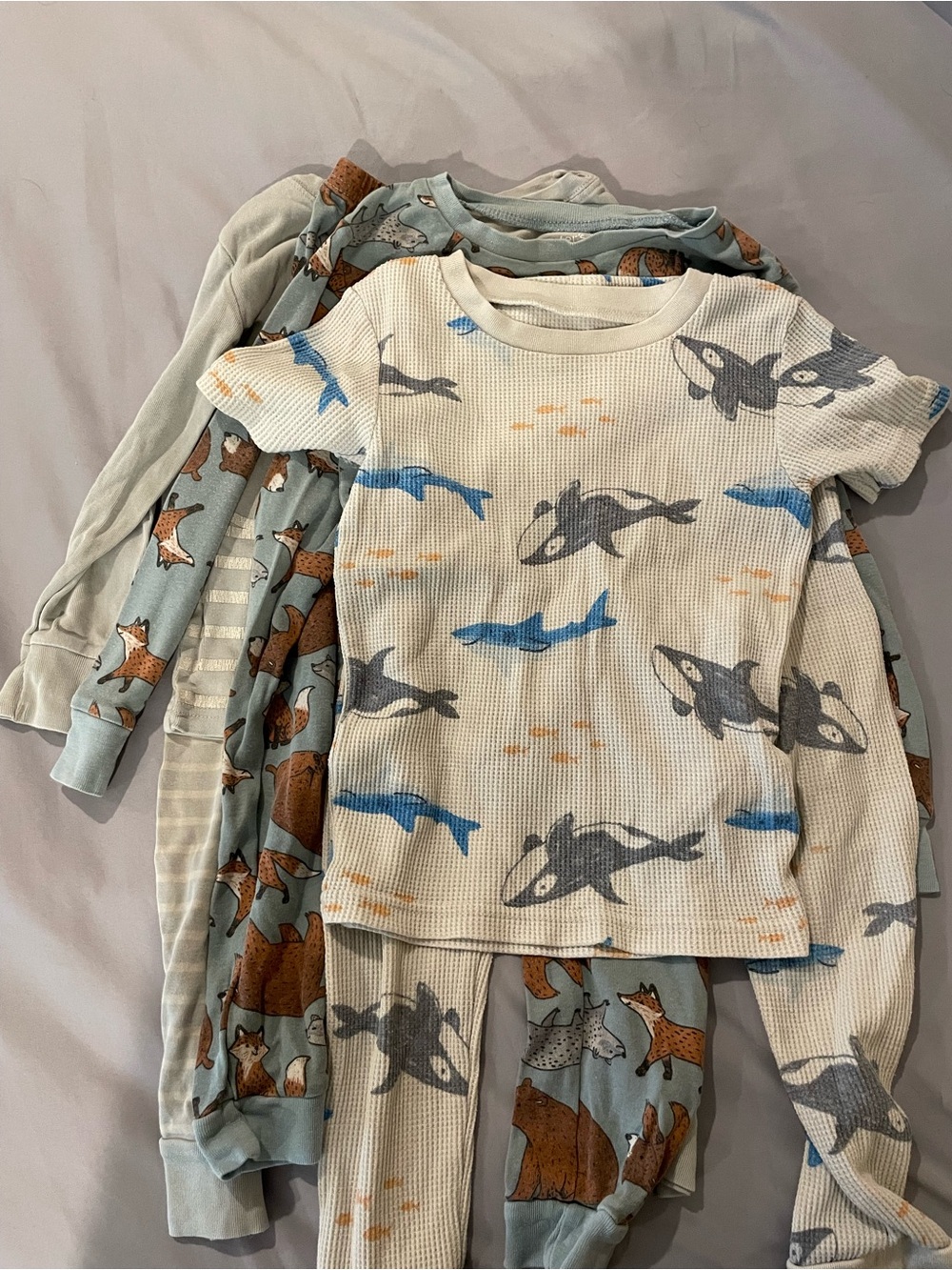 Lot of 5T & 4T Pajama Sets Carters and Old Navy Gender Neutral
